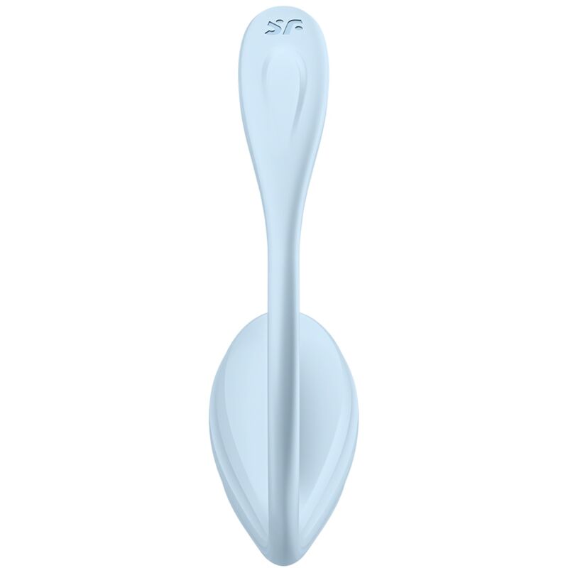 SATISFYER – KOSTENLOSE APP G-SPOT-STIMULATOR GLATTES BLÜTENBLATT HIMMELBLAU