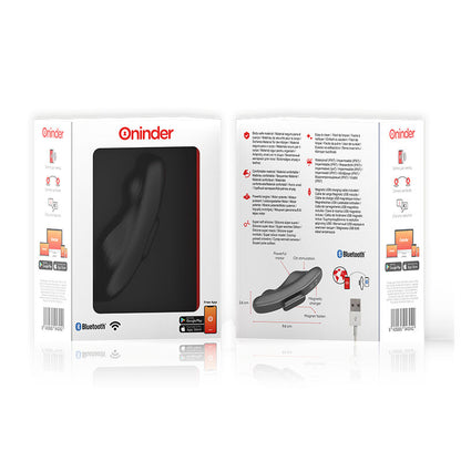 ONINDER - MANILA PANTY WIEDERAUFLADBARER VIBRATOR 9 GESCHWINDIGKEITEN 9,6 CM X 2,6 CM - KOSTENLOSE ANWENDUNG