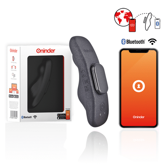 ONINDER - MANILA PANTY WIEDERAUFLADBARER VIBRATOR 9 GESCHWINDIGKEITEN 9,6 CM X 2,6 CM - KOSTENLOSE ANWENDUNG