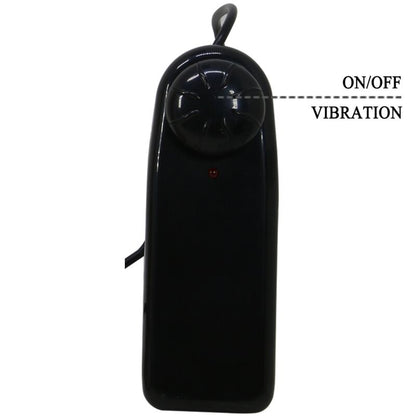 PRETTY LOVE - MARION UNIVERSAL SLIP HARNESS MIT VIBRIERENDEM DILDO 19 CM BRAUN