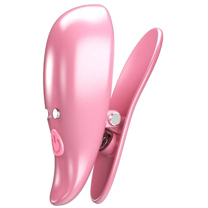 PRETTY LOVE - BLATT-ROSA VIBRIERENDE NIPPELKLEMMEN
