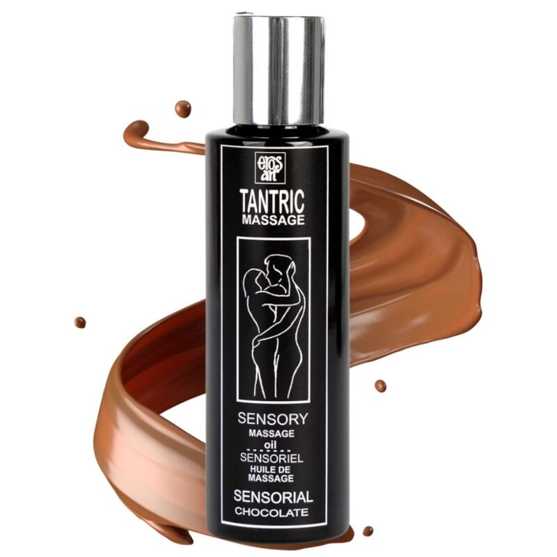 EROS-ART - NATÜRLICHES TANTRISCHES MASSAGEÖL UND SCHOKOLADENAPHRODISIAKUM 100 ML