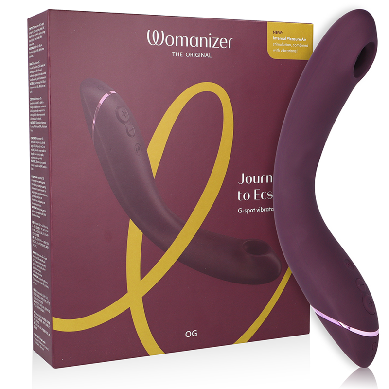 VIBROMASSEUR OG G-SPOT AUBERGINE - WOMANIZER