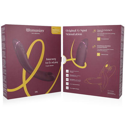 VIBROMASSEUR OG G-SPOT AUBERGINE - WOMANIZER