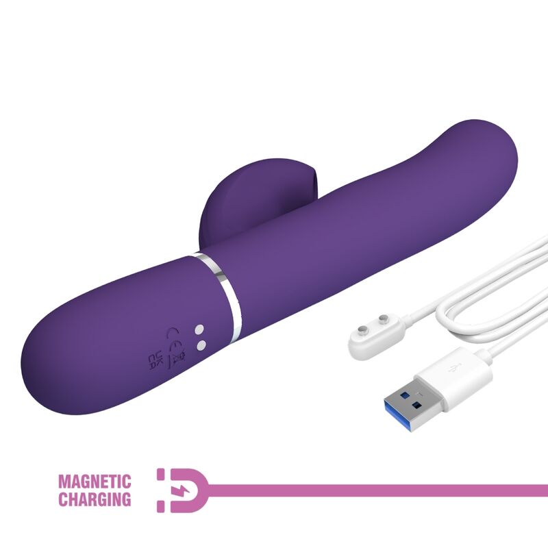 PRETTY LOVE - PERLITA G-SPOT 3 IN 1 MULTIFUNKTIONSVIBRATOR LILA