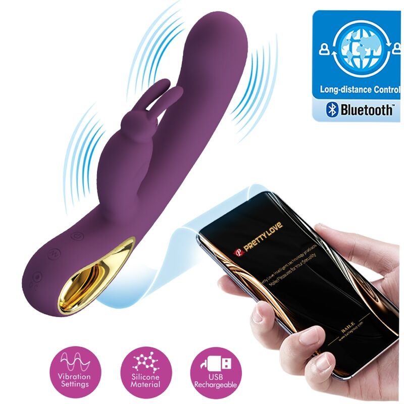 PRETTY LOVE - LIAM RABBIT VIBRATOR UND G-SPOT-STIMULATOR LILA