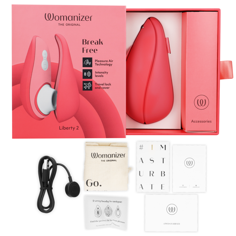 WOMANIZER - LIBERTY 2 KLITORISTIMULATOR &amp; SAUGHELLGRÜN