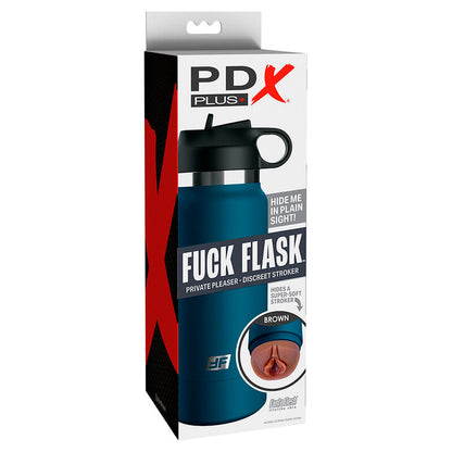 PDX PLUS - FUCK FLASK VAGINA STROKER DISCREET BROWN MODEL 1