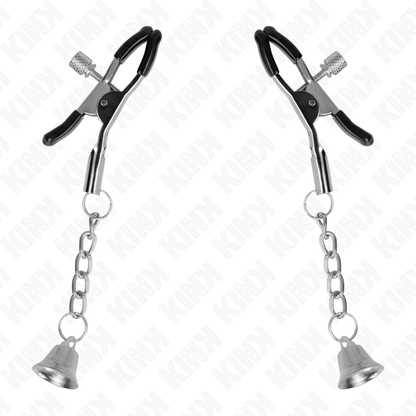 KINK - PINCES À TÉLÉTON PENDENTIF CLOCHE ARGENT 6 CM