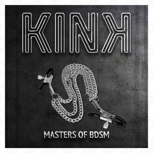 KINK - PINCES À METELIER AVEC 3 CHAÎNES ARGENT 20/23/28 CM