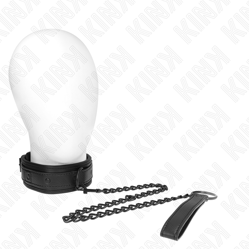 KINK - MODEL 2 NEOPREN-BONDAGE-Halsband mit 78 cm verstellbarem Gürtel, 37,5 x 49,5 cm