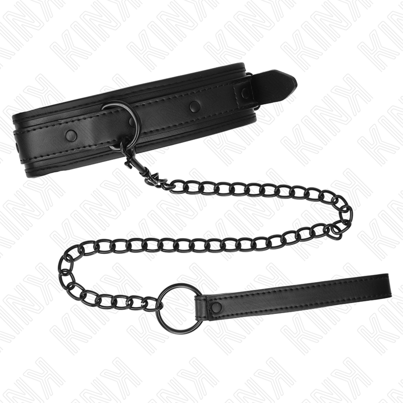 KINK - MODEL 2 NEOPREN-BONDAGE-Halsband mit 78 cm verstellbarem Gürtel, 37,5 x 49,5 cm