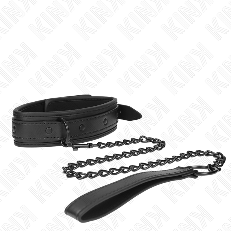 KINK - MODEL 2 NEOPREN-BONDAGE-Halsband mit 78 cm verstellbarem Gürtel, 37,5 x 49,5 cm