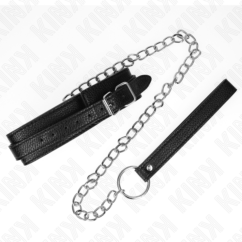 KINK - HALSBAND MIT SCHLANGENMUSTER UND 65 CM LEINE