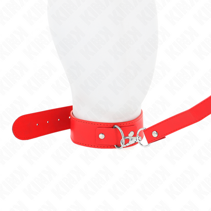 KINK - HALSKETTE MIT GÜRTEL 116 CM VERSTELLBARES ROJO-ARMBAND 32-50 CM X 8 CM