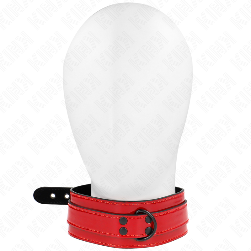 KINK – VERSTELLBARE WEINROTE HALSKETTE 37,5-49,5 CM X 5 CM