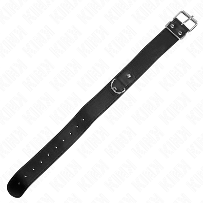 KINK - HALSKETTE MIT GÜRTEL 116 CM VERSTELLBARES SCHWARZES ARMBAND 32-50 CM X 8 CM