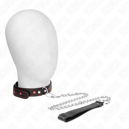 KINK - HALSKETTE MIT ARMBAND 65 CM HERZDETAILS 52,5 X 2,5 CM