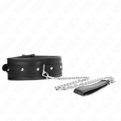 KINK – HALSKETTE MIT ARMBAND MIT GLÄNZENDER SCHNALLE 65 CM 48,5 CM X 5,3 CM