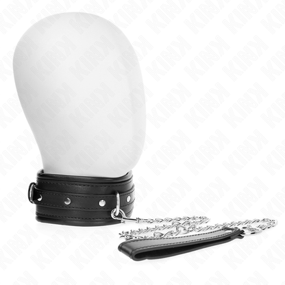 KINK – HALSKETTE MIT ARMBAND MIT GLÄNZENDER SCHNALLE 65 CM 48,5 CM X 5,3 CM