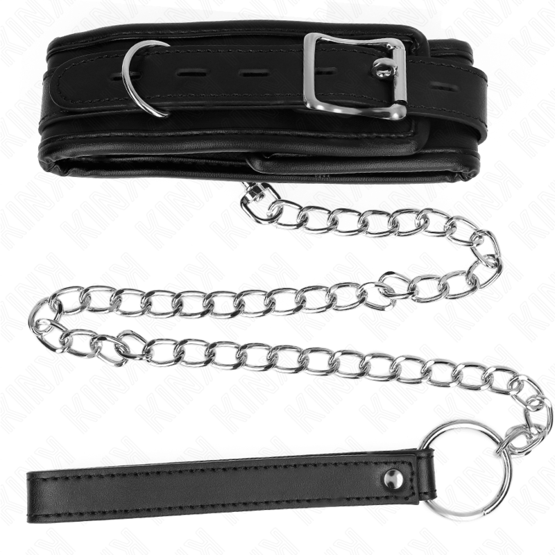 KINK - BASIC-MODELL HALSBAND MIT LEINE 65 CM MODELL 1 53 X 6 CM