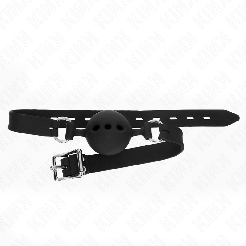 KINK - VOLLSTÄNDIG SILIKON STAB 55 x 2 CM MIT 5 CM KUGEL GRÖSSE L SCHWARZ VERSTELLBAR 35-51 CM