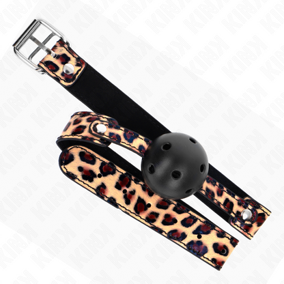 KINK - LEOPARD ATMUNGSAKTIVER BALL 4,5 CM TASCHE 65 x 2,5 CM