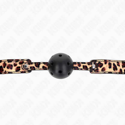 KINK - LEOPARD ATMUNGSAKTIVER BALL 4,5 CM TASCHE 65 x 2,5 CM