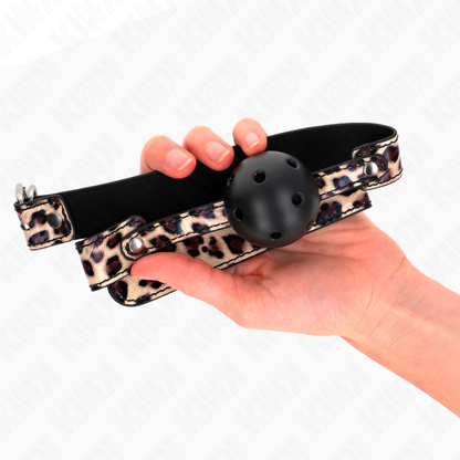 KINK - LEOPARD ATMUNGSAKTIVER BALL 4,5 CM TASCHE 65 x 2,5 CM