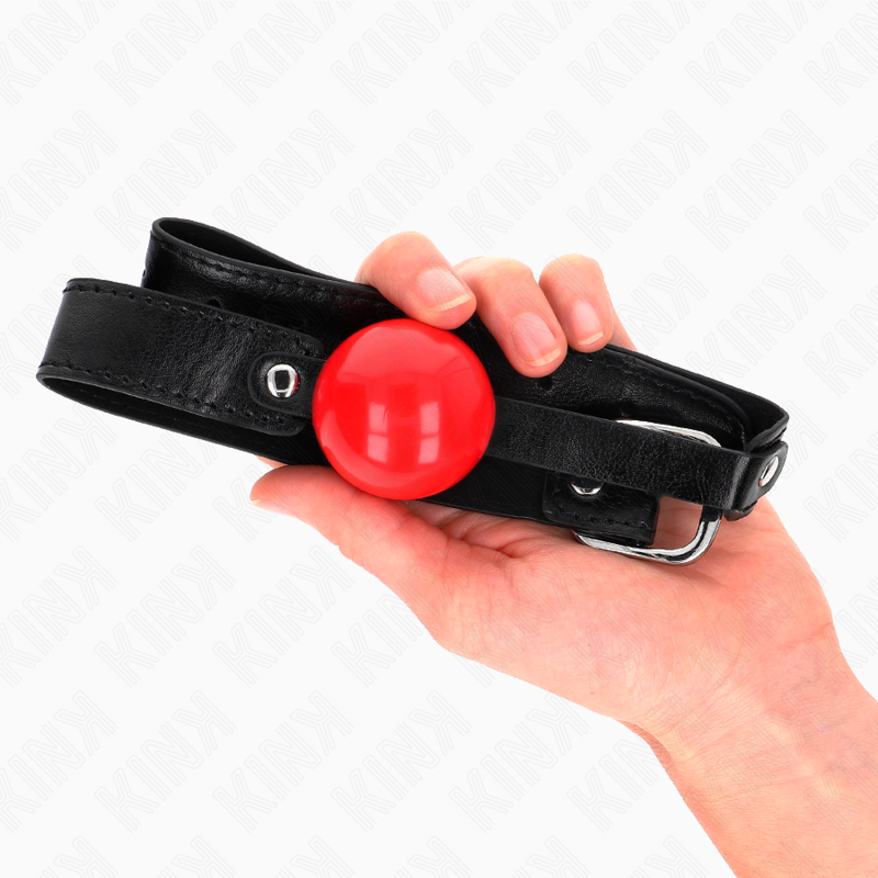 Knick – weicher TPE-Kugel, 4 cm, Knebel, Modell 1, 66 x 2,5 cm, verstellbar von 41–61 cm