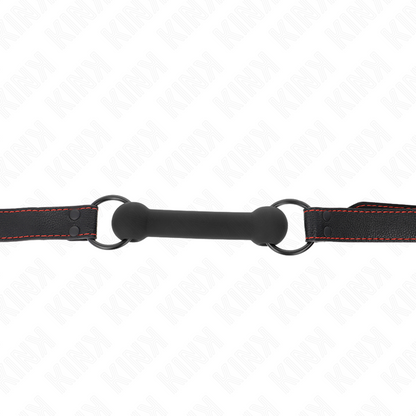 KINK - KNOCHENTASCHE MIT VERSTELLBAREM SCHWARZEM LEDERRIEMEN 41-57 CM