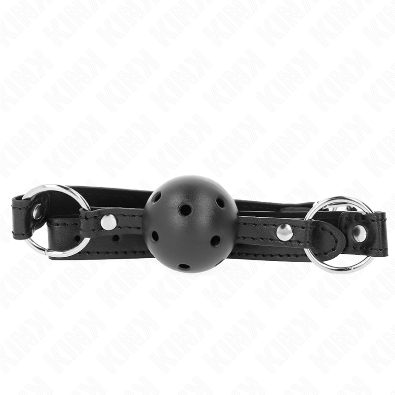 KINK – HOHLER HARTER SCHWARZER BALL 4,5 CM GAG MODELL 1 63,5 X 2 CM