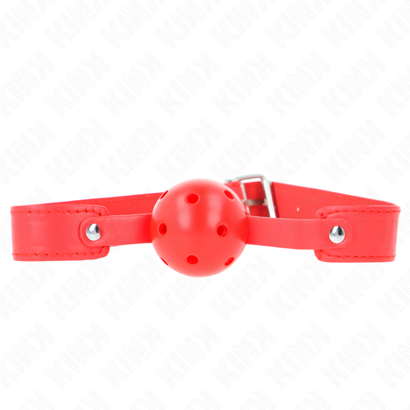 KINK - ROTER ATMUNGSAKTIVER BALL 4,5 CM TASCHE 65 x 2,5 CM