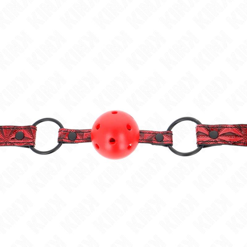 KINK – RAUTENMUSTER-BALL 4,5 CM GAG MODELL 1 64,5 CM VERSTELLBAR 42-60 CM