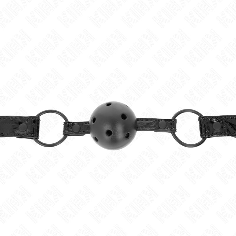KINK – RAUTENMUSTER-BALL 4,5 CM GAG MODELL 3 64,5 CM VERSTELLBAR 42-60 CM