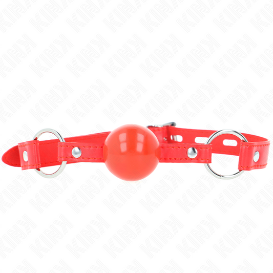KINK - TPE-BALLKnebel 4 CM MIT ROJO-SCHLOSS 60 x 2 CM