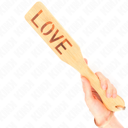 KINK – BAMBUS-PALETTE WORT LIEBE 32 X 5,5 CM