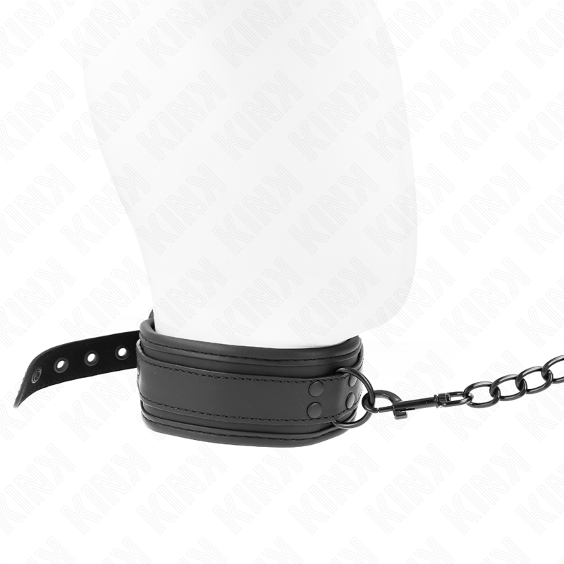 KINK - MODEL 1 NEOPREN-BONDAGE-Halsband mit 78 cm verstellbarem Gürtel, 37,5 x 49,5 cm