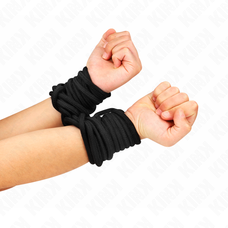 KINK – BAUMWOLLSEIL 5 METER SCHWARZ