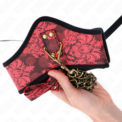 KINK – SKANDALMODELL-HALSKETTE MIT SPITZENARMBAND 75 CM 44 X 10 CM