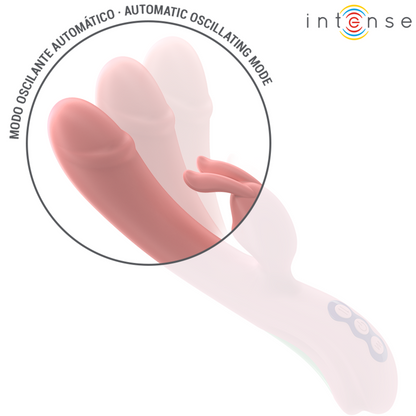 INTENSE - RACHEL VIBRATEUR RABBIT 5 VIBRATIONS ROSE