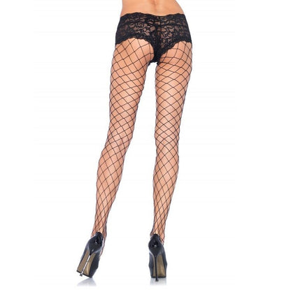 LEG AVENUE – MESH-HOSE MIT SPITZENSHORTS