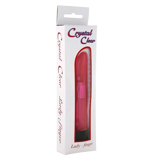 SIEBEN KREATIONEN – KLARER KRISTALLVIBRATOR LADY PINK