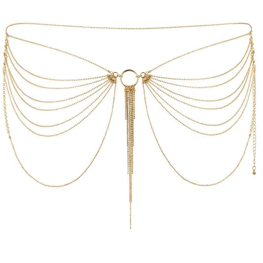 BIJOUX - MAGNIFIQUE BIJOU CHAÎNE MÉTAL POUR TAILLE DORÉE