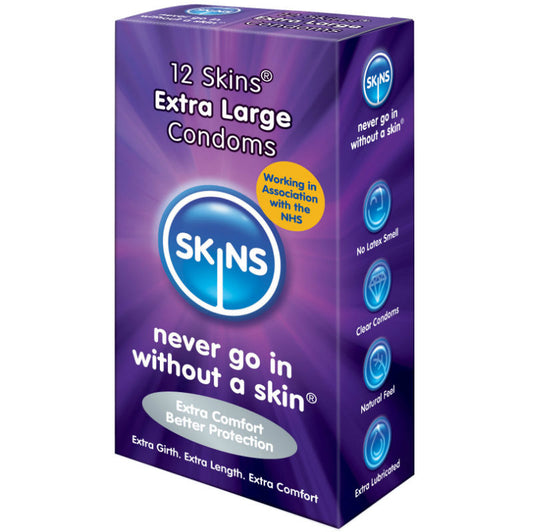 SKINS – EXTRA GROßES KONDOM 12ER PACK