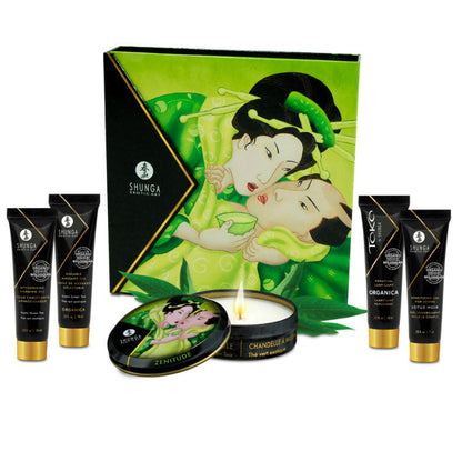 COFFRET DE MASSAGE THÉ VERT BIO