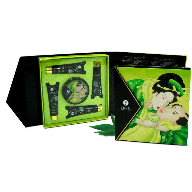 COFFRET DE MASSAGE THÉ VERT BIO