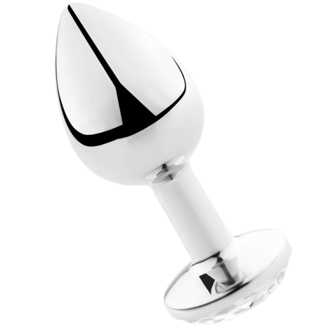 SECRETPLAY - TRANSPARENTER ALUMINIUM-ANALSTECKER 8 CM 