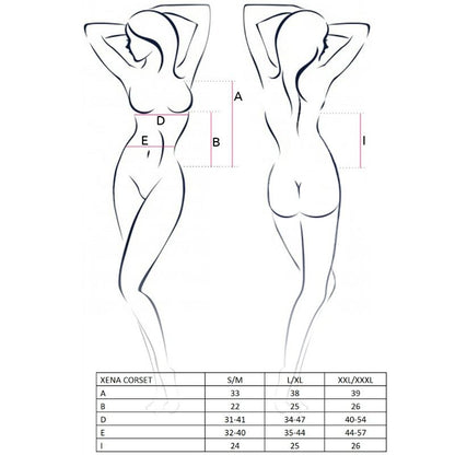 PASSION – XENA-KORSETT FÜR DAMEN, GRÖSSE S/M
