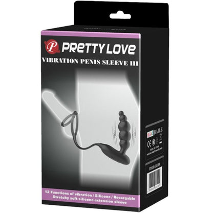 PRETTY LOVE – PENISRINGE MIT VIBRATOR-PLUG